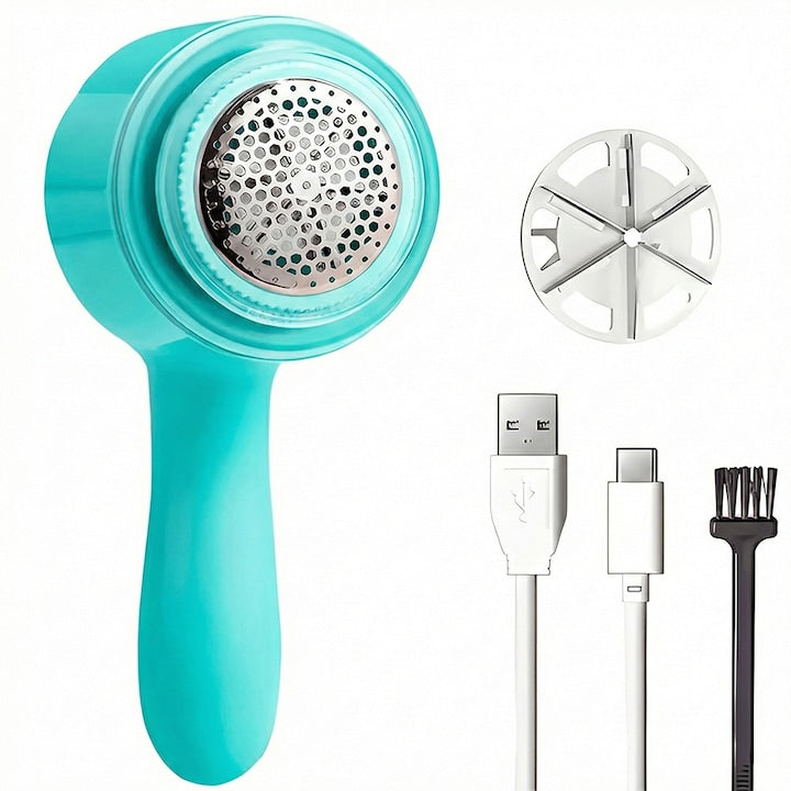 Aparat electric de curatat scame Teno, putere ridicata, ergonomic, turcoaz