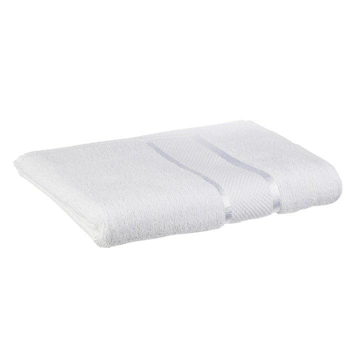Prosop de baie si de fata Teno®, pentru uz rezidential/hotel/calatorii, densitate 420g/m², model egiptean, bumbac 100%, dimensiuni 30x50 cm, alb