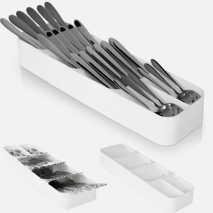Organizator tacamuri alb