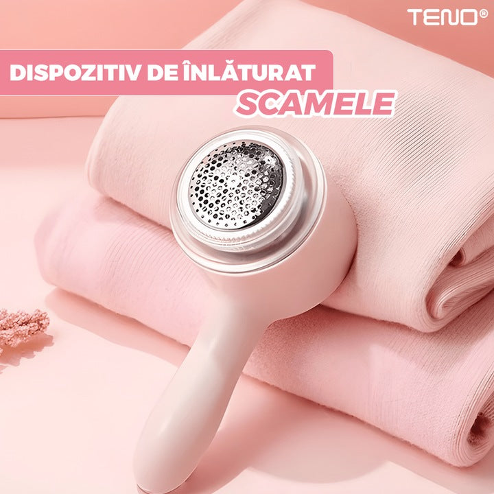 Aparat de curatat scame Teno, putere ridicata, roz, maner ergonomic