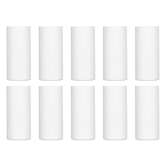 Set 10 Role Hartie Termica 57x25 mm Alba pentru Imprimante POS