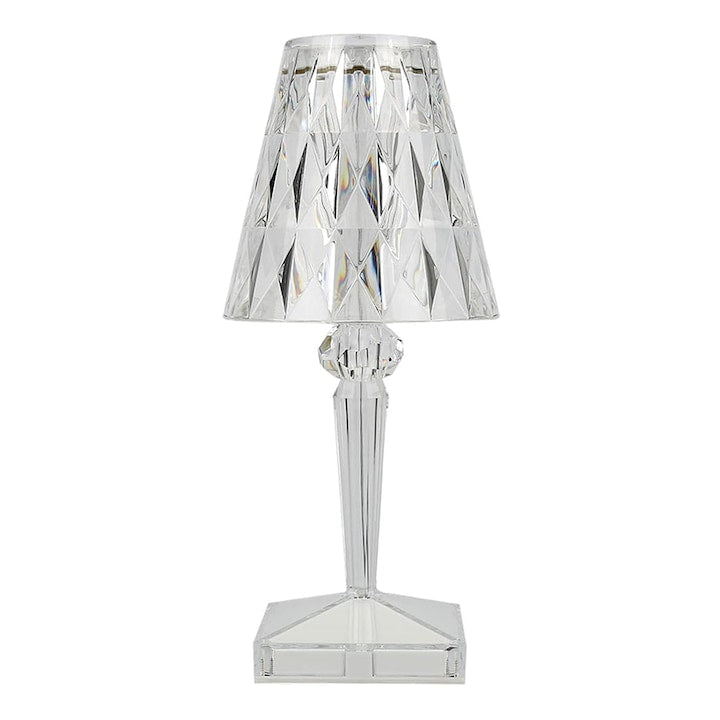 Lampa Ambientala Cristal LED Teno®, veioza, portabila, 3 moduri de iluminare, intensitate ajustabila, tactila, incarcare USB