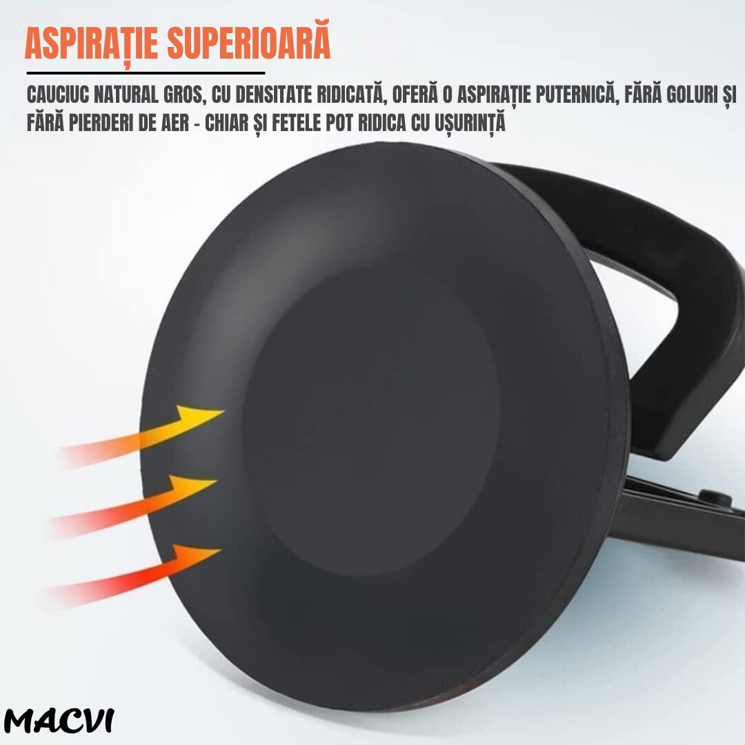 Ventuza puternica Macvi® pentru indepartarea indoiturilor auto, caroserii mari, diametru 12 cm