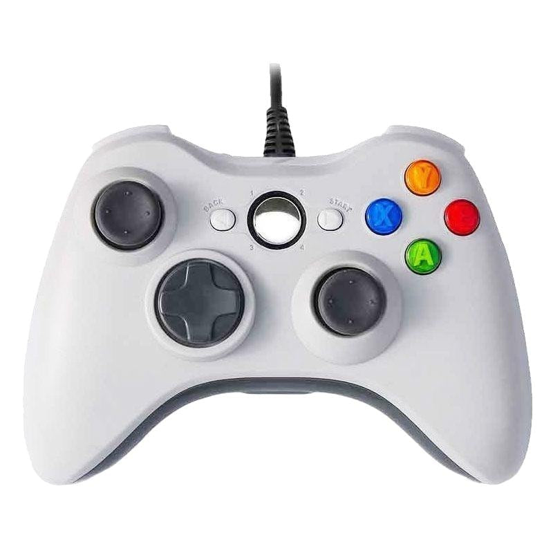 Controller Dual Shock Macvi® pentru PC si Xbox 360 cu stick-uri analog vibratii realiste dualpad 8 directii conectare USB cablu 2, 5 m