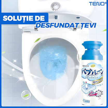 Solutie Desfundat Tevi Teno®, universala, pentru chiuveta/cada/scurgeri, actiune rapida, efect instant, usor de utilizat, 500 ml