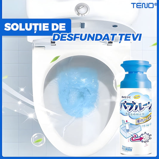 Solutie Desfundat Tevi Teno®, universala, pentru chiuveta/cada/scurgeri, actiune rapida, efect instant, usor de utilizat, 500 ml