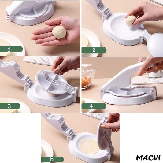 Forma de Patiserie Macvi® pentru Coltunasi, Ravioli sau Galuste, Alb