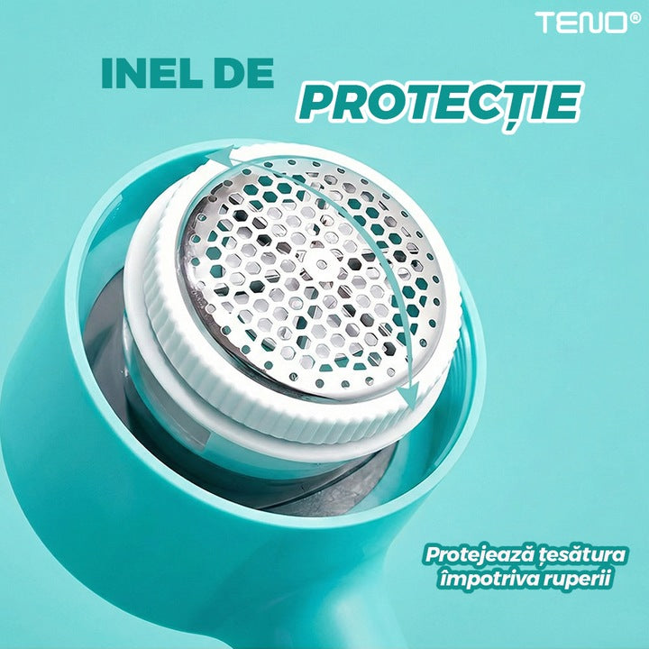 Aparat electric de curatat scame Teno, putere ridicata, ergonomic, turcoaz