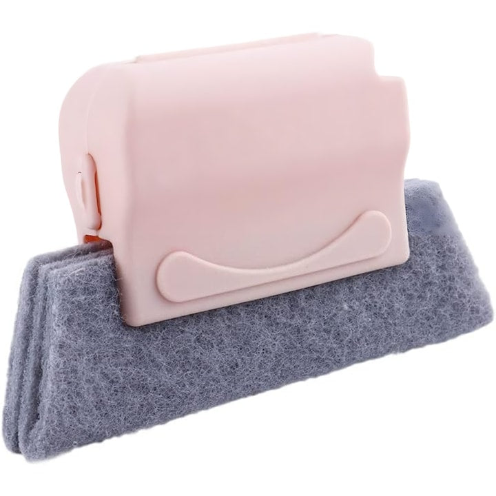 Stergator Geamuri 2 in 1 Macvi® Profesional pentru Geamuri Oglinzi Spatii Inguste Design Durabil Roz