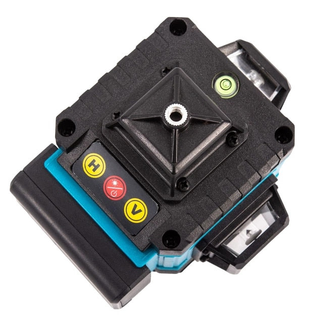 Laser nivel Macvi® 4D cu 16 linii verzi 360°, autonivelare, pana la 30 m, IP54, telecomanda, 2 acumulatori 5200 mAh, cu valiza