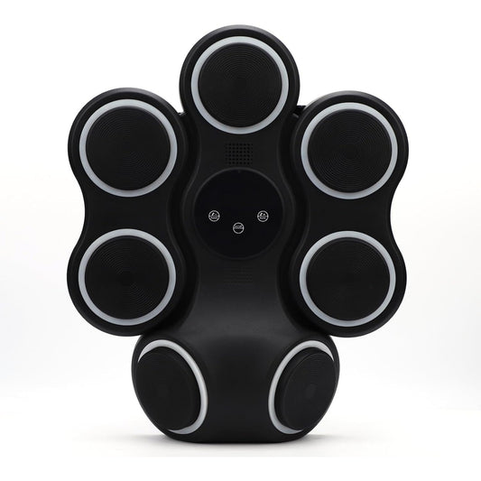 Tinta electronica Macvi® de box muzicala Smart cu Bluetooth, 10 moduri de antrenament, mod dublu, boxe stereo si contorizare lovituri in timp real