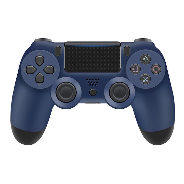Controller Wireless DoubleShock Teno®, compatibil cu PS4, joystick-uri analog, vibratie dubla, baterie performanta, albastru