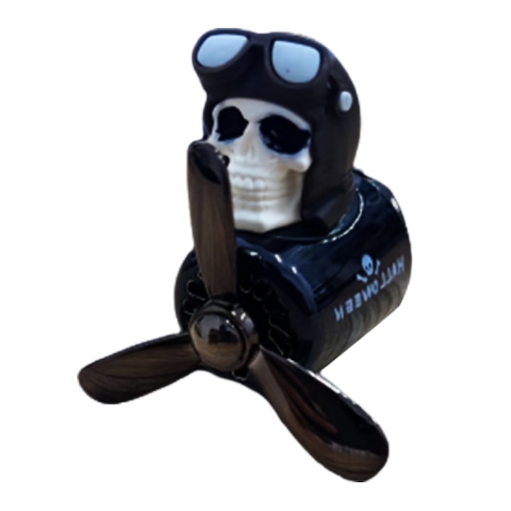 Difuzor Auto Aromaterapie Teno® car pilot skeleton, kit odorizant, 2 arome cu extracte naturale incluse