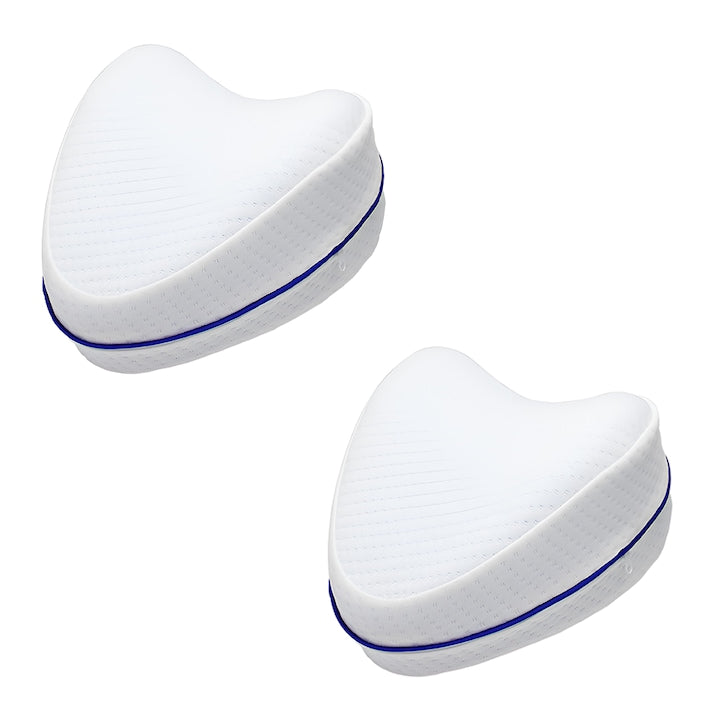Set 2 Perne Ortopedice Teno®, pentru genunchi si picioare, spuma cu memorie husa detasabila, corectie postura in timpul somnului, 23 x 20 cm
