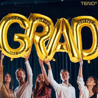 Balon in Forma de Litera A Teno®, metalizat, pentru Petreceri/Aniversari/Evenimente, rezistent, folie, gold, 40 cm