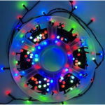 Instalatie de Craciun Multicolora Tip Rola, Liniara, 50m, 500 leduri 6025RB / ghirlanda lunga, Utilizare Exterior-Interior
