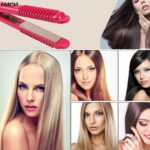 Placa pentru Indreptat Parul Macvi® cu Placi Ceramice, 4 Trepte de Temperatura, Roz, Alimentare la Retea - imagine 5