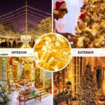 Instalatie luminoasa Macvi® 100 LED-uri, 10 metri, pentru decor de Craciun, rezistenta si economica - imagine 3