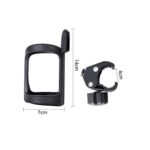 Suport sticla Macvi® cu prindere negru, din metal  dimensiuni 12 cm x 12 cm x 25 cm, stabilitate maxima - imagine 5