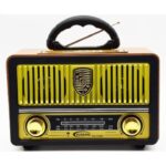 Boxa Radio Bluetooth Retro Macvi®, YG-112BT, Auriu