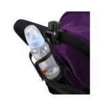 Suport sticla Macvi® cu prindere negru, din metal  dimensiuni 12 cm x 12 cm x 25 cm, stabilitate maxima - imagine 3