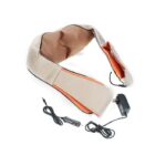 Aparat pentru Masaj Gat si Umeri cu Infrarosu Macvi®, Miscare Circulara, 24W, Bej - imagine 3