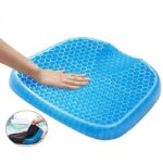 Perna pentru scaun Egg Sitter Macvi® din gel cu memorie, albastra