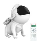 Proiector de Stele Macvi® Caine Astronaut cu Lampa de Veghe, Bluetooth, 15 Moduri de Iluminare