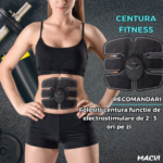 Aparat de tonifiere musculara Macvi®, negru - imagine 2