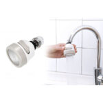 Cap de Robinet Universal Macvi®,  pentru Chiuveta, 3 Moduri de Jet, Rotire 360°, Alb/Bej, Usor de Montat - imagine 3