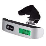 Cantar pentru Bagaje Digital Macvi®, Capacitate 50kg, Argintiu, Functie Masurare Temperatura - imagine 5
