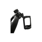 Suport sticla Macvi® cu prindere negru, din metal  dimensiuni 12 cm x 12 cm x 25 cm, stabilitate maxima - imagine 4