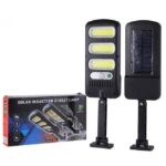 Aplica LED Exterior Macvi® Solara cu 150 COB, Senzor Miscare si Lumina, Panou Solar 1.5W, 2400mAh, IP65, 6500K, Autonomie 6-10 Ore, Unghi Lumina 120° - imagine 2