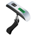 Cantar pentru Bagaje Digital Macvi®, Capacitate 50kg, Argintiu, Functie Masurare Temperatura - imagine 4