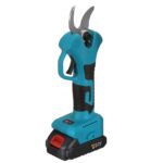 Foarfeca Electrica pentru Gradinarit Macvi® 48V, 2 Baterii, 2 Lame din Otel Carbon ,ideala pentru Vita de Vie si Crengi, Albastru