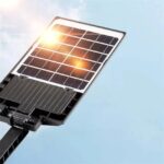 Lampa solara stradala Macvi®, Model W789A-3, 60W, 6 casete LED, rezistenta la apa IP65, 3 moduri de iluminare, senzor de miscare si telecomanda inclusa, perfecta pentru iluminatul stradal si exterior - imagine 6