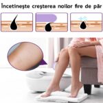 Epilator Macvi® cu Cristale, Fara Durere, Portabil, Unisex, IP67, Auriu - imagine 5