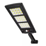 Lampa solara de perete stradala Macvi® SL-144COB, 72W, LED COB, senzor de miscare, IP65, 8 ore iluminare, telecomanda, 490x130x40mm