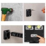 Lampa solara stradala Macvi®, Model W789A-3, 60W, 6 casete LED, rezistenta la apa IP65, 3 moduri de iluminare, senzor de miscare si telecomanda inclusa, perfecta pentru iluminatul stradal si exterior - imagine 3