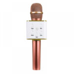 Microfon Karaoke Wireless Macvi® cu Bluetooth si Boxa Inclusa, Roz Deschis conectivitate Bluetooth ,  Design elegant