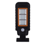 Lampa Solara Macvi® HS-8011A cu Senzor de Miscare, Rezistenta la Apa, Negru/Portocaliu