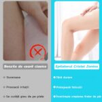 Epilator Macvi® cu Cristale, Fara Durere, Portabil, Unisex, IP67, Auriu - imagine 4