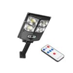 Lampa solara stradala Macvi®, Model W789A-3, 60W, 6 casete LED, rezistenta la apa IP65, 3 moduri de iluminare, senzor de miscare si telecomanda inclusa, perfecta pentru iluminatul stradal si exterior - imagine 5