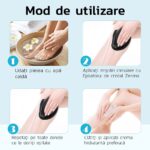 Epilator Macvi® cu Cristale, Fara Durere, Portabil, Unisex, IP67, Auriu - imagine 3
